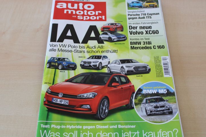 Deckblatt Auto Motor und Sport (12/2017)